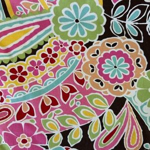 Pottery Barn Teen Large Bean Bag Cover—Colorful Floral Pattern Fabric